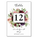 Search for burgundy and blush table cards Modern