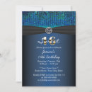Search for royal blue sweet 16 invitations Modern