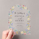 Search for meadow wedding invitations Bohemian botanical cottage garden