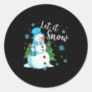 Search for funny snowmen stickers Xmas
