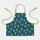 Search for space alien aprons Funny