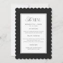 Search for dinner menu wedding invitations Elegant