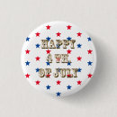 Search for fourth of july badges Red white and blue
