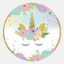 Search for baby shower birthday stickers Gold