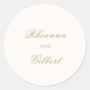 Search for gold formal wedding stickers Classic