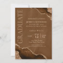 Search for brown and gold graduation invitations Graduate