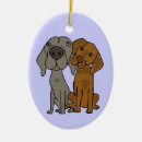 Search for weimaraner christmas tree decorations Animals