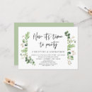 Search for time wedding invitations Black and white