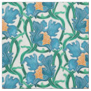 Search for art nouveau fabric Blue
