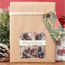 Search for a white christmas stickers Typography