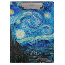 Search for van gogh painting clipboards Starry night