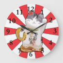 Search for lucky cat clocks Cats
