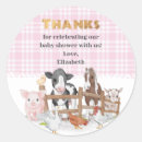 Search for farm girl stickers Watercolor farm animals