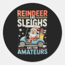 Search for reindeer and sleigh stickers Xmas