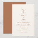 Search for fall leaf line invitations Simple