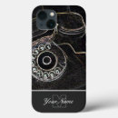 Search for retro telephone iphone cases Black