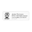 Search for cartoon graphics return address labels Dexters laboratory