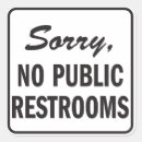 Search for restrooms stickers Business