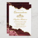Search for elegant red and gold birthday invitations Modern