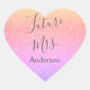 Search for bridal shower heart stickers Typography