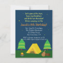 Search for backyard sleepover invitations Camping