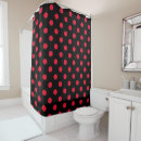 Search for red polka dots shower curtains Whimsical