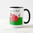 Search for welsh red dragon mugs White