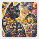 Search for black cat painting stickers Whimsical
