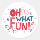 Search for oh what fun christmas stickers Modern
