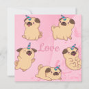 Search for love pug cards Pugs