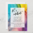 Search for multicolor wedding invitations Modern