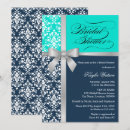 Search for silver aqua invitations Turquoise