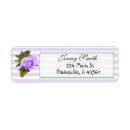 Search for roses return address labels Purple