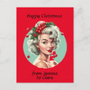 Search for christmas pinup girl postcards Retro