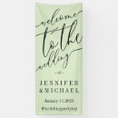 Search for green wedding banners Simple