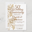 Search for elegant 50th wedding anniversary invitations Fiftieth