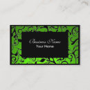 Search for green pattern business stationery Black