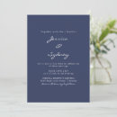 Search for navy blue wedding invitations Boho