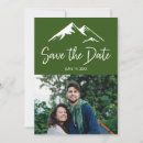 Search for mountain save the dates Green