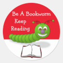 Search for literacy stickers Bookworm