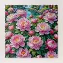 Search for pink peony puzzles Nature