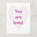 Search for dot heart postcards Red
