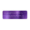 Search for purple return address labels Girly