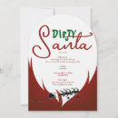 Search for funny white elephant invitations Dirty santa