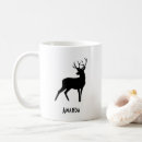 Search for deer silhouette mugs Reindeer