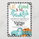 Search for pumpkin truck invitations Gingham