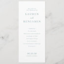 Search for minimalist wedding programs Ceremony