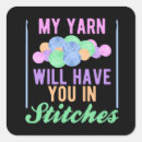 Search for funny crochet stickers Yarn