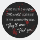Search for no blood stickers Horror