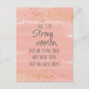 Search for inspirational quotes for women postcards For her